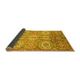 thumbnail image 2 of Ahgly Company Indoor Rectangle Abstract Yellow Modern Area Rugs, 7' x 9', 2 of 4