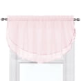 thumbnail image 2 of Stylemaster Elegance Sheer Voile, 60" X 24" | Ascot Valance, Pink, 2 of 4