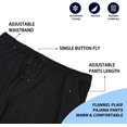 thumbnail image 6 of Bintangor Men's Pajama Shorts 100% Cotton Sleep Knit Elastic Waistband Lounge Wear pj Shorts 2 Pack Green Camo+Black XL, 6 of 7