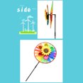 thumbnail image 5 of CheAAlet Garden Sunflower Windmill Decor, Colorful Outdoor Party Windmill, Weathervane Garden Ornament, Rotating Garden Sunflower Decoration, 5 of 9