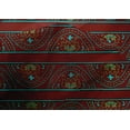 thumbnail image 4 of oneOone Cotton Silk Fabric Floral Block Printed Fabric 1 Yard 42 Inch Wide, 4 of 4
