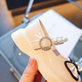 thumbnail image 4 of Girls Leather Flats Bow Dress Shoes Kids TGirl Princess Party Wedding Shoes, 4 of 7