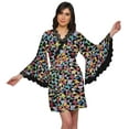 thumbnail image 1 of Moomaya Printed Bathrobe For Girls Bell Sleeves Robe For Women Crossover Robes, 1 of 6