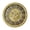 Brass Frame, variant on TIMESS 15" Vintage Gear Wall Clock, Silent Non-Ticking, Battery Operated, Roman Numerals