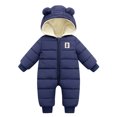 thumbnail image 1 of Baby Winter Jumpsuit With Hood, 1 of 1