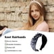 thumbnail image 5 of Minnieouse Diadema con nudo torcido, diadema de perlas elegante, accesorios flexibles para el cabello de boda, diademas para mujeres y niñas, ropa de Accesorio para el cabello Gris Minnieouse AP010010-02B, 5 of 6