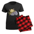 thumbnail image 5 of CafePress - Macaron Kitty Pajamas - Women's Short Sleeve Print T-Shirt and Pants Dark Cotton Pajama Set, 5 of 7