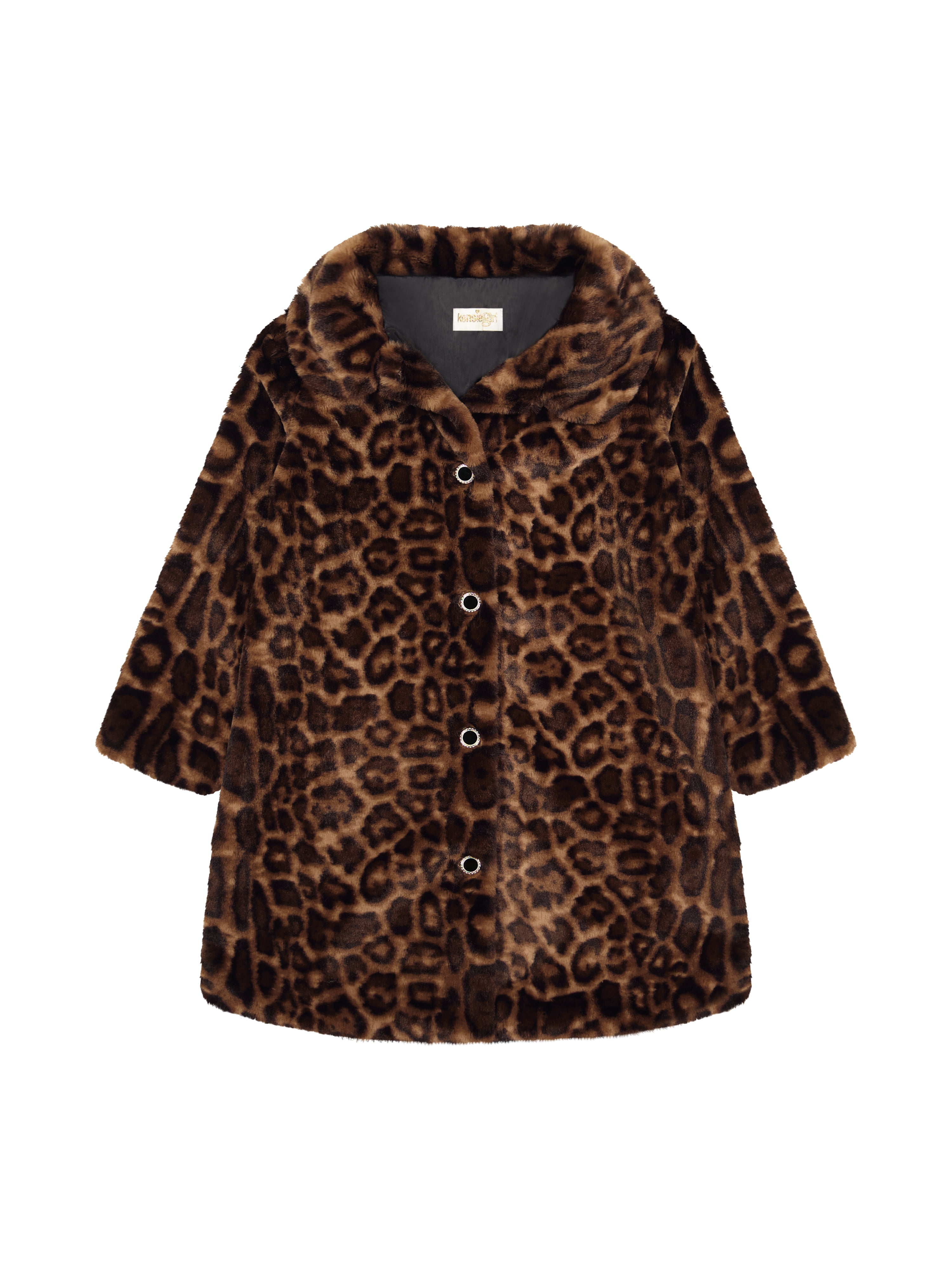 Kensie Girl Sleeveless Dress and Cheetah Coat Set, Sizes 4-12