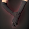 thumbnail image 5 of Long Elbow Gloves 18 inch Stretchy 1920s Opera Gloves Evening Party Dance for Women Black, 5 of 6