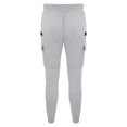 thumbnail image 5 of HAiming Mens Joggers Pants Stretch Slim Gym Sweatpants Casual Tapered Elastic Work Cargo Trousers with Zip Pocket, 5 of 6