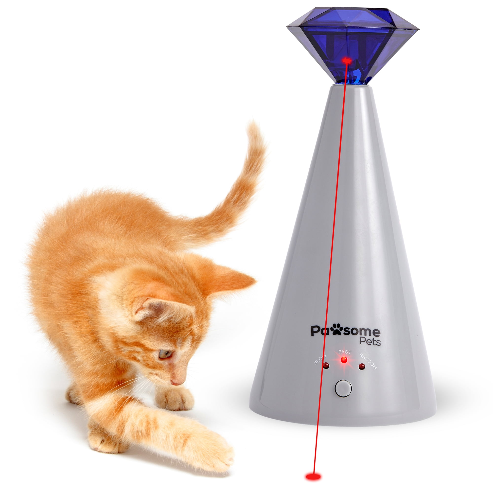 PAWSOME PETS Interactive Cat Toy Less Mayhem, Happier Humans Keep