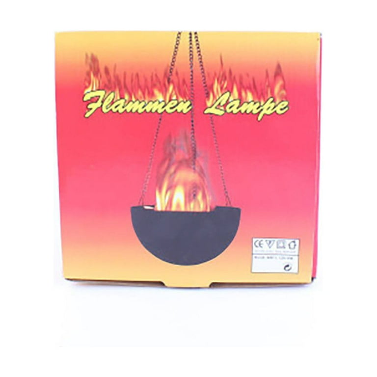 cpengpj Fake Fire Light, Halloween LED Flame Light Brazier Haunted