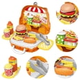thumbnail image 3 of MVRLSH Clearance! Children's Kitchen Cooking Utensils Carrying Case Hamburger Set Of 32PCS Selling Car Toy Set, 3 of 5