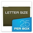 thumbnail image 4 of Pendaflex, PFX4152X4, Ex-capacity Reinforced Hanging Folders, 25 / Box, Standard Green, 4 of 7