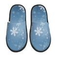 thumbnail image 1 of Fotbe Snowflakes1 Pantuflas Peludas para Mujer con Estampado, Zapatillas de Peluche, Zapatos de Invierno para Casa, Uso Interior y Exterior-Medium, 1 of 8