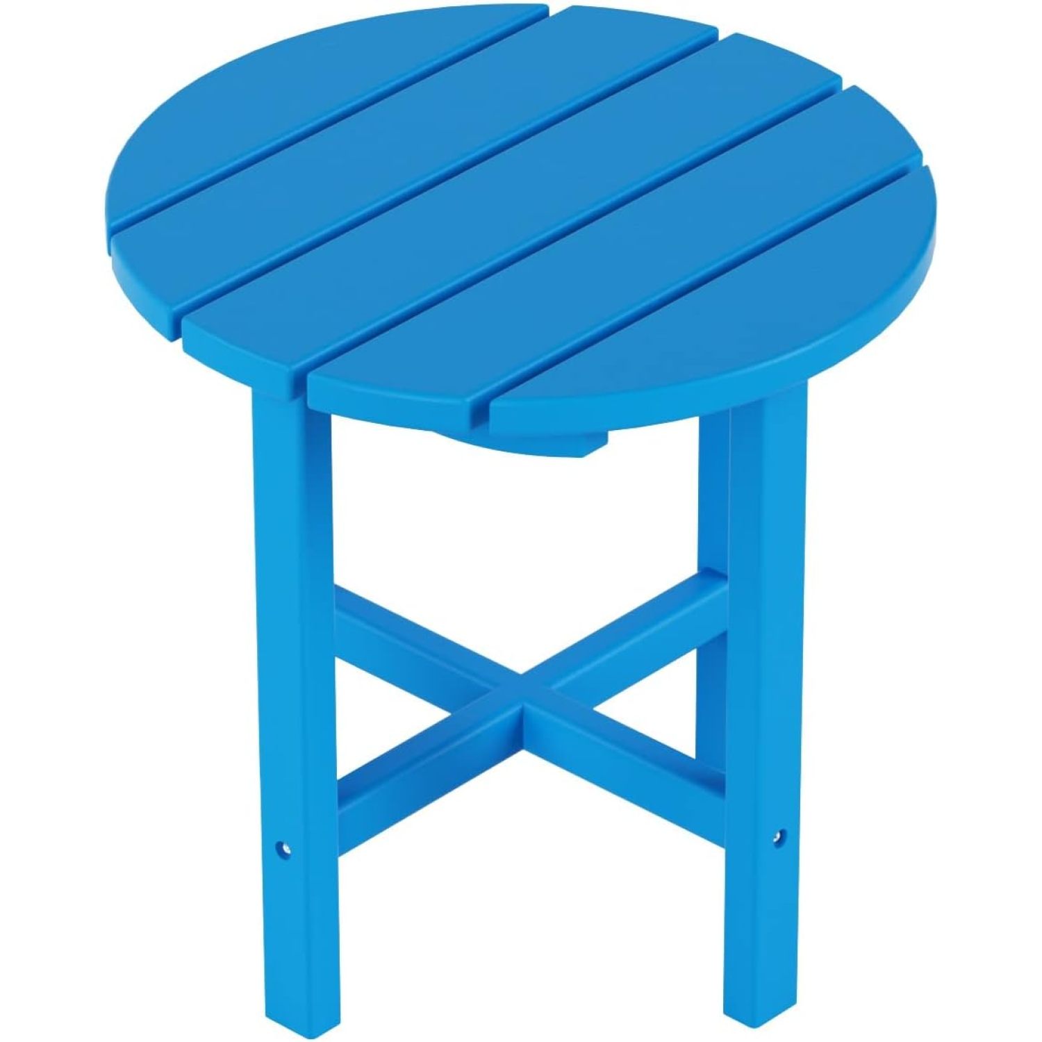 Home Furniture Outdoor Side Table 18" Round Outdoor Adirondack Small