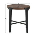 thumbnail image 5 of Steve Silver Chevron Round End Table, 5 of 9