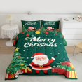 thumbnail image 2 of Homewish Teens Kids Children Christmas Santa Claus 3 Pieces Queen Comforter Set,Happy Xmas Tree Ultra Soft Bedding Sets,Happy New Year Bedding Comforter Set Breathable,Ultra Soft Home Decor, 2 of 8