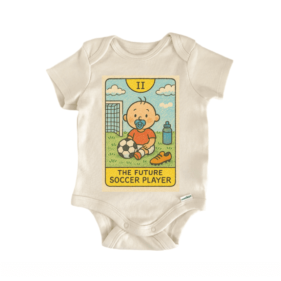 Soccer Player Newborn Baby Bodysuit