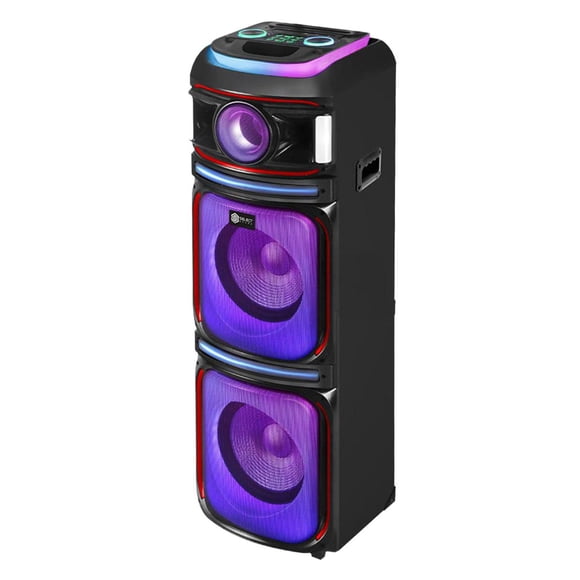 Bafle Torre de Sonido 2x12 Pulgadas Select Sound MegaStorm BT2212 TWS Karaoke