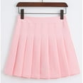 thumbnail image 2 of Jupe Courte Plissée Taille Haute pour Femmes, 2 of 7