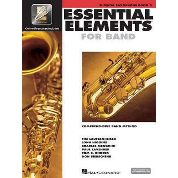 Pre-Owned Essential Elements for Band BB Tenor Saxophone Book 2 Beginner Saxophone Method with Eei Online Resources (Paperback) 0634012924 9780634012921