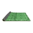 thumbnail image 2 of Ahgly Company Indoor Square Oriental Emerald Green Traditional Area Rugs, 7' Square, 2 of 4