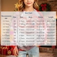 thumbnail image 2 of Qzwdhjm Christmas Sweatshirts for Girls Santa Graphic Crewneck Sweatshirt Thin Fleece Long Sleeve Pullover for Winter Xmas 5-15 Years, 2 of 8