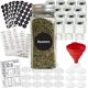 thumbnail image 1 of 14 Frascos de Vidrio Talented Kitchen TK6862549322 para Almacenar Especias Azúcar Café Dulces Capacidad de 118 g con Tapas Herméticas Alta Calidad Talented Kitchen TK6862549322, 1 of 2