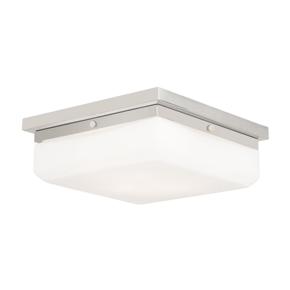 65537-35 Livex Lighting Allure - 3 Light ADA Wall Sconce in Coastal Style - 11 Inches wide by 3.88 Inches high-Polished Nickel Finish