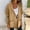 Yellow, variant on Zedker Blazers for Women Summer Lightweight Button 3/4 Sleeve for Women Business Casual Suit Jacket with Pockets