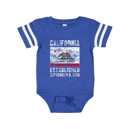 

Inktastic Established September 9 1850 California Flag Gift Baby Boy or Baby Girl Bodysuit