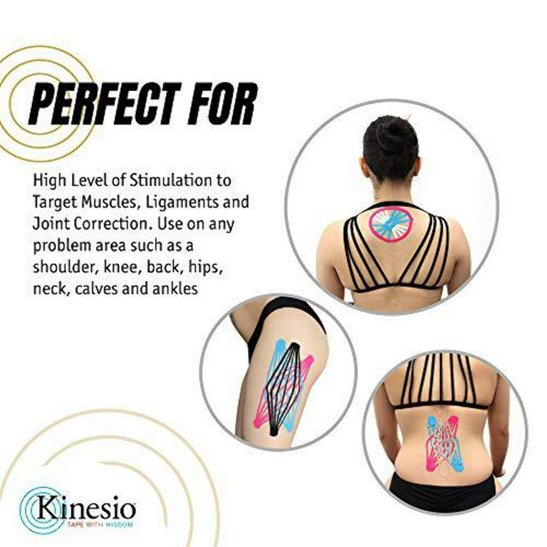 Kinesio Taping - Elastic Therapeutic Athletic Tape Tex Gold FP - Beige – 2  in. x 16.4 ft
