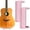 Pink, variant on Yooci Portable L-Shaped Universal Instrument Stand, Anti-Slip Compact Floor Holder for Guitar, Violin and Ukulele, Pink