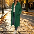 thumbnail image 7 of Ghalytn Women's Long Hooded Zip Up Jacket Fleece Lined Full Zip Long Sleeve Casual Coat with Pockets, 7 of 7