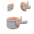 thumbnail image 6 of YWMJZEU 600ml Ceramic Soup Pot with Instant Handle Oven-Baked Rice Bowl for Cereal Chili Blue, 6 of 9