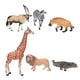 thumbnail image 3 of Juego de juguetes de animales de 6 uds., simulación de vívidos animales de la selva salvaje, zoológico, figuras de animales de plástico, adornos, 3 of 9