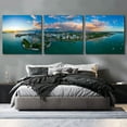 thumbnail image 6 of Epic Art 'Sarasota Sunset 2' by Epic Portfolio, Acrylic Glass Wall Art, 3 Piece Set, 108" x 36", 6 of 8