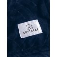 thumbnail image 4 of Flannel Fleece Blanket-Navy, 4 of 7