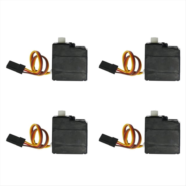 4X Servo de 3 Cables Sin Escobillas 17G para SCY 16101 16102 16103 16201 Pro 1/16 Piezas de Mejora de Coche RC Sin Escobillas Accesorios