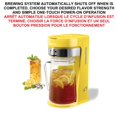 thumbnail image 4 of Starfrit Electric Iced Tea & Iced Coffee Maker - 2.5L Pitcher - Auto Shut-Off - Yellow, 4 of 6