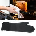 thumbnail image 4 of Oven Mitts, Anti Slip Cooking Gloves Silicone Waterproof  For Cook For Cooking For Baking Black, 4 of 8