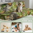 thumbnail image 6 of Yuyamidu Camo Futon Cover Armless Sofa Covers Branch Print Armless Futon Bed Cover with Elastic Edge Breathable Rv Jackknife Sofa Covers Gift for Friends, 6 of 8
