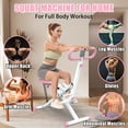 thumbnail image 2 of SAYGOGO Row-N-Ride Squat Machine w/ Resistance Bands for Glutes, Legs, Abs & Back Workout - Home Gym Equipment, 2 of 5