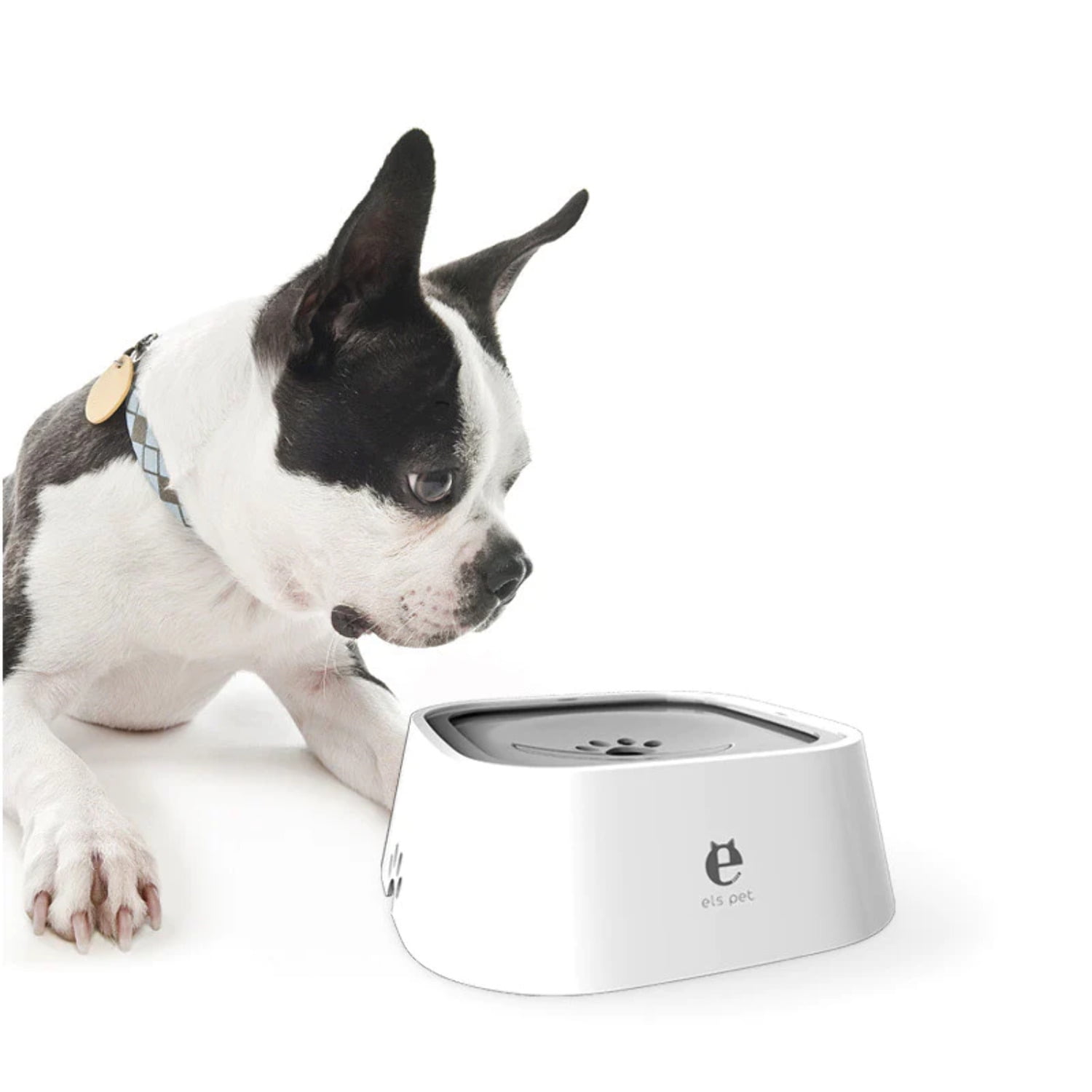 1.5L Cat Dog Water Bowl Carried Floating Bowl Anti-Overflow Slow Water Feeder Dispenser Pet Fountain ABSPP Dog Supplies