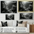 thumbnail image 4 of Designart "Monochromatic Underwater Tranquility" Coastal Coral Under Water Wall Art Living Room, 4 of 7
