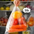 thumbnail image 2 of 12" x 16" Plastic Produce Bags Roll, Fresh-Keeping Disposable Food Bags, Clear Plastic Bags for Food, Bread, Refrigerator Storage, Kitchen, Supermarket, Pack of 7000 Storage Bags (20 rolls), 2 of 6