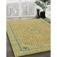 thumbnail image 2 of Ahgly Company Indoor Rectangle Abstract Metallic Gold Abstract Area Rugs, 2' x 5', 2 of 6