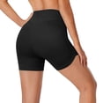thumbnail image 2 of Kinrui Womens 5" Biker Shorts High Waisted Workout Spandex Short Tummy Control Gym Yoga Athletic Shorts with Pocket Black XL, 2 of 4