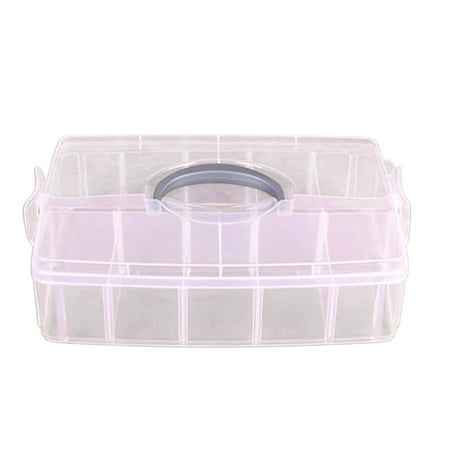 

Transparent Hardware Tool Box ABS Nail Case Storage Organizer for Fishing Hooks